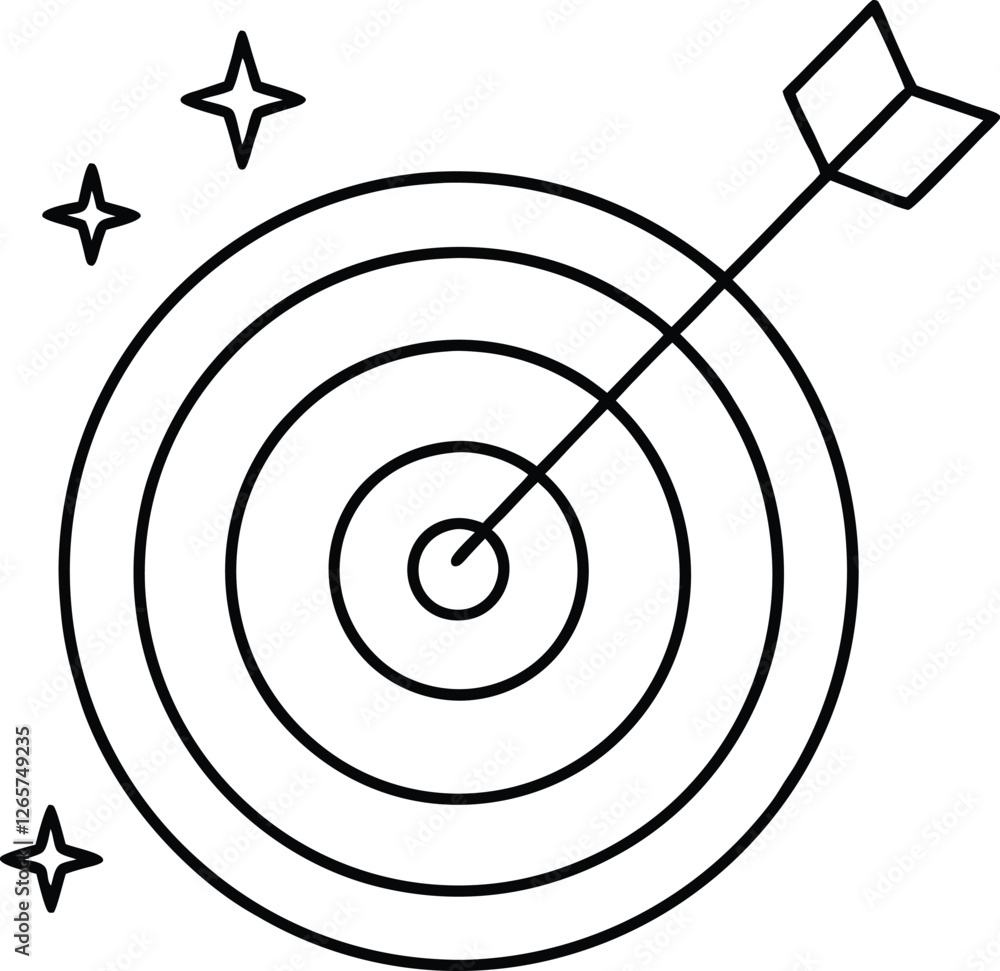 Achieving Goals Target, Arrow, Success, Aim, Stars, Focus, Precision, Accuracy, Bullseye, Victory Achieving Goals Target, Arrow, Success, Aim, Stars, Focus, Precision, Accuracy, Bullseye, Victory