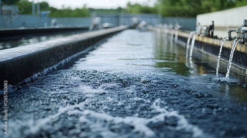Wallpaper Mural House water filtration system to drinkable condition. Glass of clear water after reverse osmos filtration and glass of dirty water on tabletop on kitchen. Evidence of contamination of tap water. Torontodigital.ca