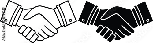 Handshake Illustrations Agreement, Partnership, Deal, Collaboration, Unity, Contract, Business, Deal