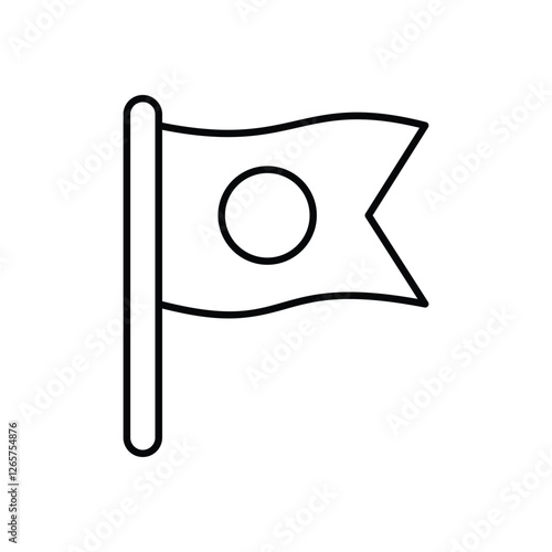 Japan  vector icon stock illustration