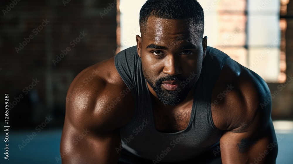 Athletic individual in dynamic pose, exuding energy and focus, embodying strength and determination. Athletic individual in dynamic pose, exuding energy and focus, embodying strength and determination.