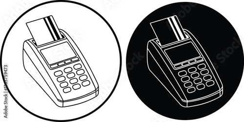 Credit Card Payment Terminal POS System, Electronic Transaction