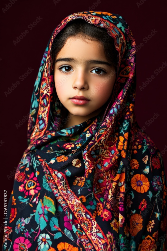Moroccan Girl in Caftan Moroccan Girl in Caftan