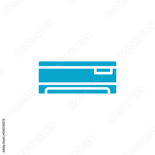 ac icon Simple thin line stroke vector