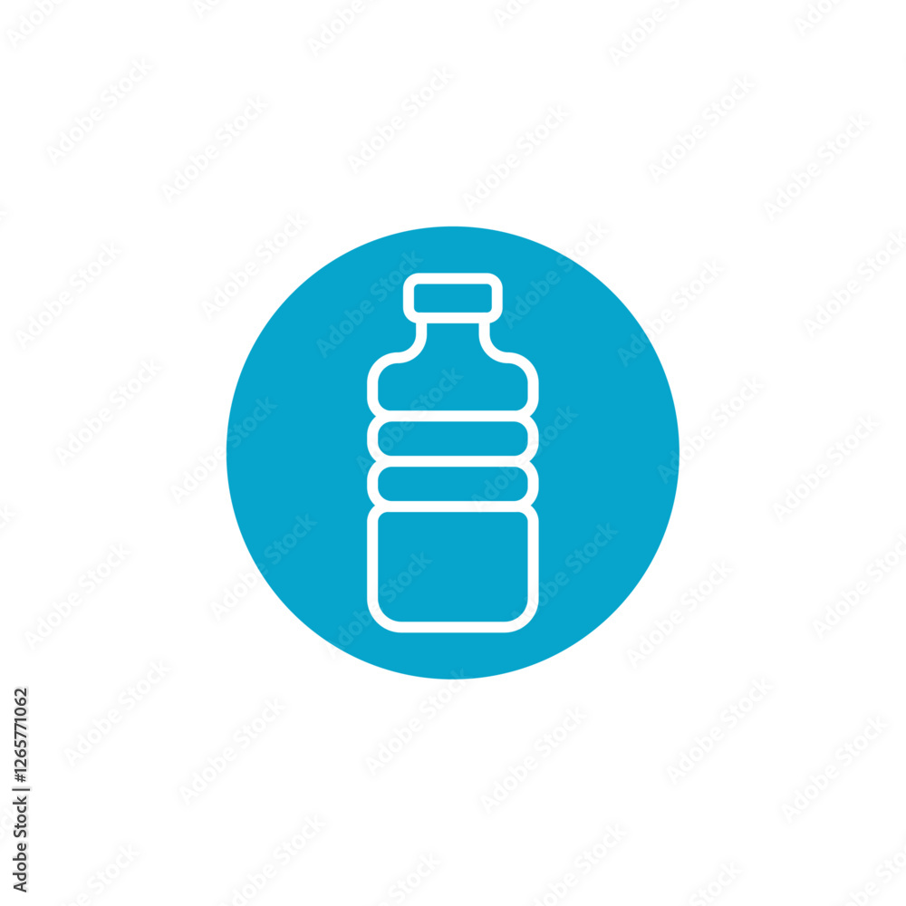 bottle icon Simple thin line stroke vector bottle icon Simple thin line stroke vector