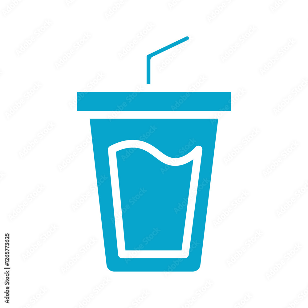 drink icon Simple thin line stroke vector drink icon Simple thin line stroke vector