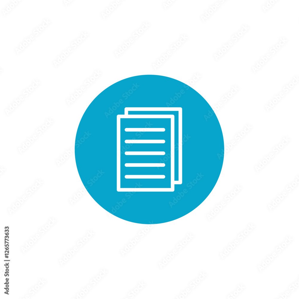 documents icon Simple thin line stroke vector documents icon Simple thin line stroke vector