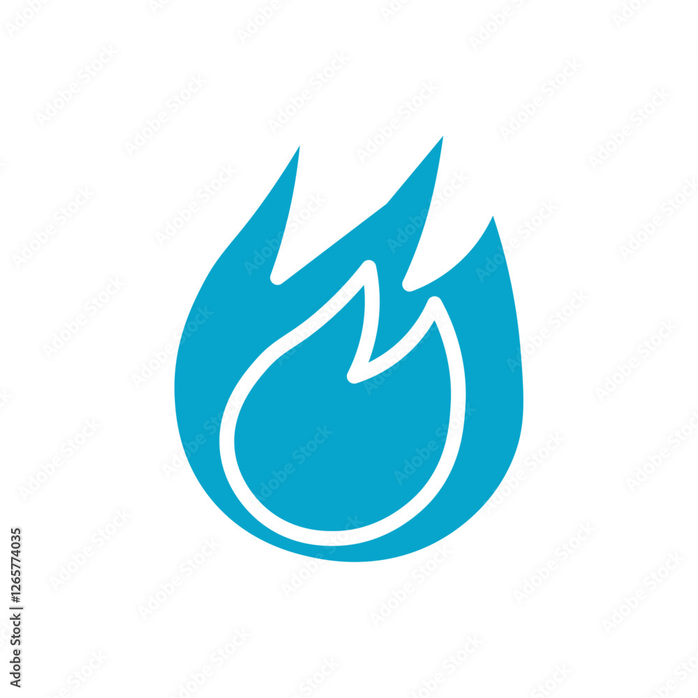fire icon Simple thin line stroke vector fire icon Simple thin line stroke vector