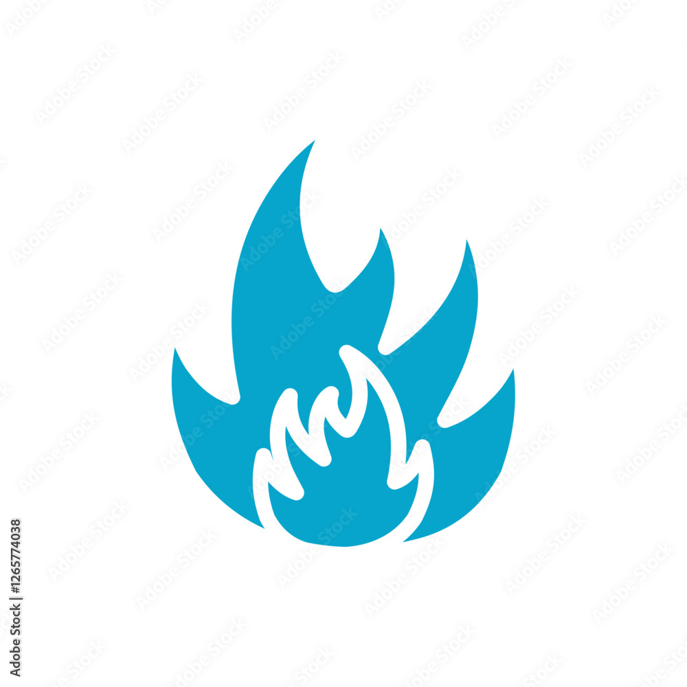 fire icon Simple thin line stroke vector fire icon Simple thin line stroke vector