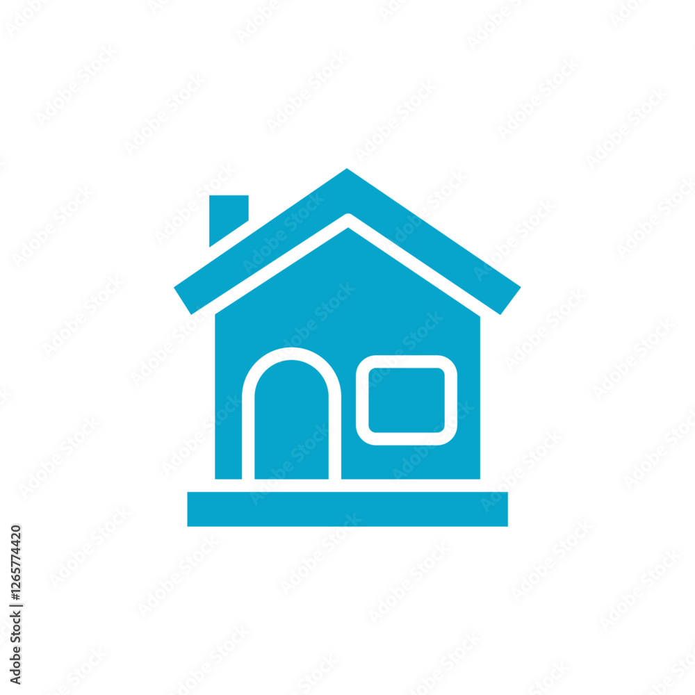 fork icon Simple thin line stroke vector