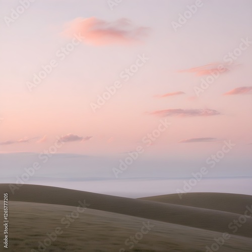 sunset over the mountains