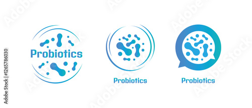 probiotics text healthy lifestyle sign	