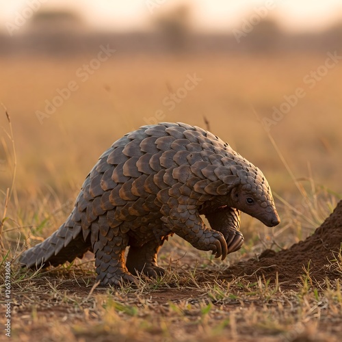 Pangolin or a scaly anteater