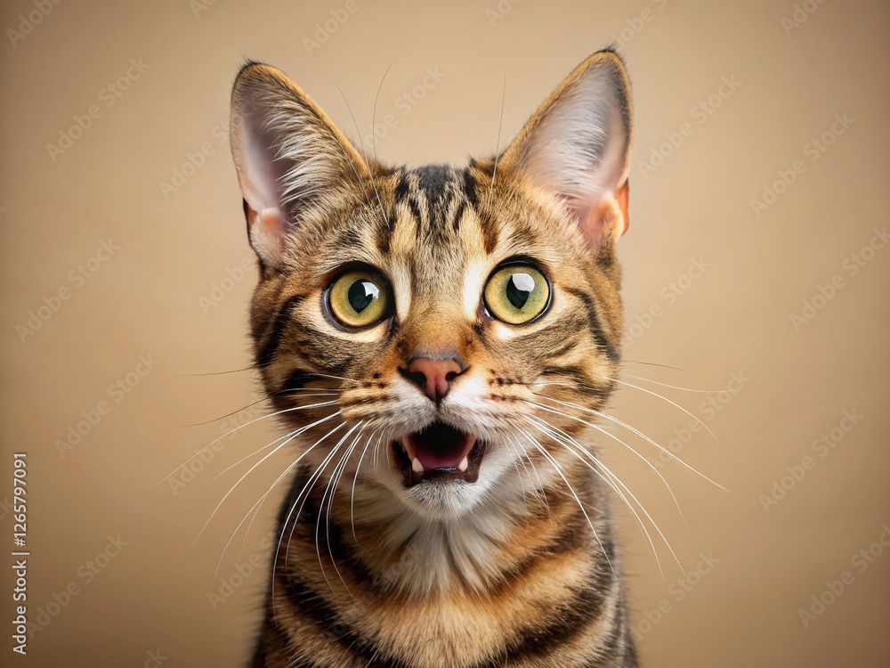 Funny Surprised Cat PNG Image: Hilarious Feline Reaction Stock Photo Funny Surprised Cat PNG Image: Hilarious Feline Reaction Stock Photo