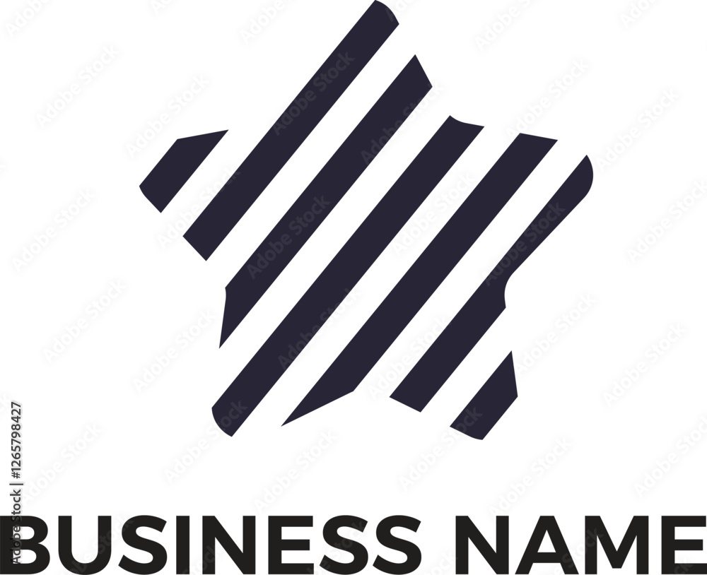 Fototapeta premium minimal star design logo vector usable for different businesses