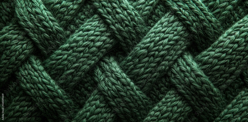 Green knitted texture - background with a warm wool pattern. Ideal for textile design, fashion projects, backgrounds or visual elements associated with winter atmosphere and a sense of comfort. Green knitted texture - background with a warm wool pattern. Ideal for textile design, fashion projects, backgrounds or visual elements associated with winter atmosphere and a sense of comfort.