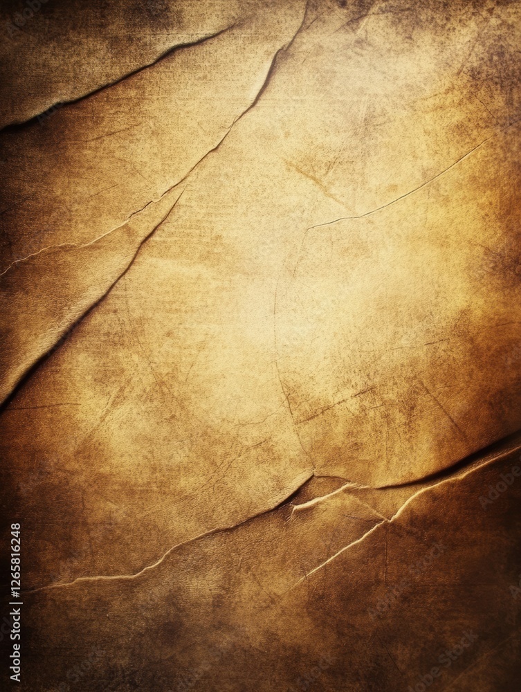 Fototapeta premium A textured background featuring cracks and an antique feel, perfect for use in design projects, digital art, or as a backdrop in presentations