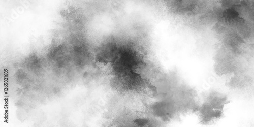 abstract black grunge texture background, black smoke on white background, abstract gray background soft white watercolor grunge texture, Black powder explosion on white background.