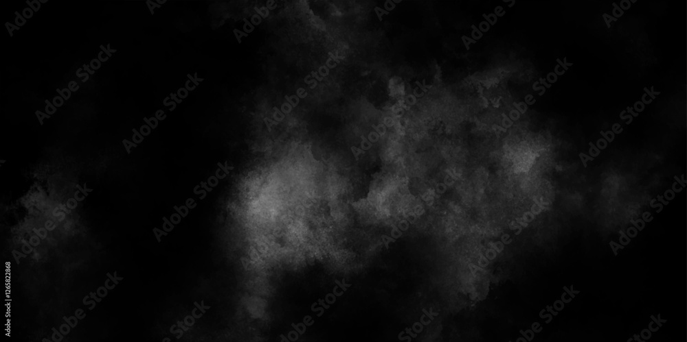 Fototapeta premium atmosphere overlay effect smoke texture overlays, dramatic black background smoke overlays old wall. Stone grunge rough backdrop. Blank grey black cement pattern.