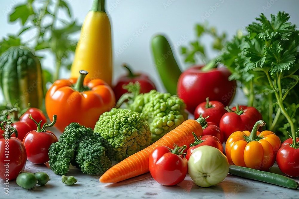 Fresh Colorful Vegetables Ready to Eat Fresh Colorful Vegetables Ready to Eat