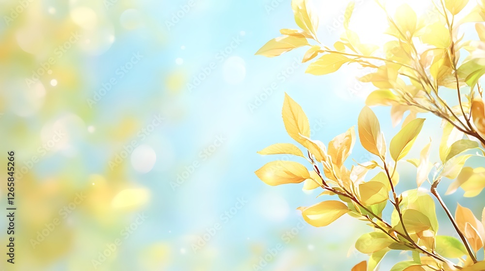 Warm autumn leaves glowing in sunlight pictures Warm autumn leaves glowing in sunlight pictures