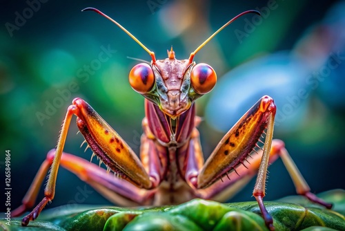 Wallpaper Mural High-Detail Empusa pennata Mantis Close-Up, Striking Insect,  Nature Photography Torontodigital.ca