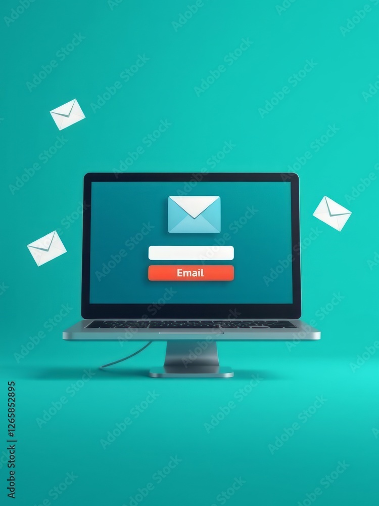 Vector template email subscribe on computer submit form for website email letter banner vector stock illustration email business marketing communication email mail technology digital online message Vector template email subscribe on computer submit form for website email letter banner vector stock illustration email business marketing communication email mail technology digital online message