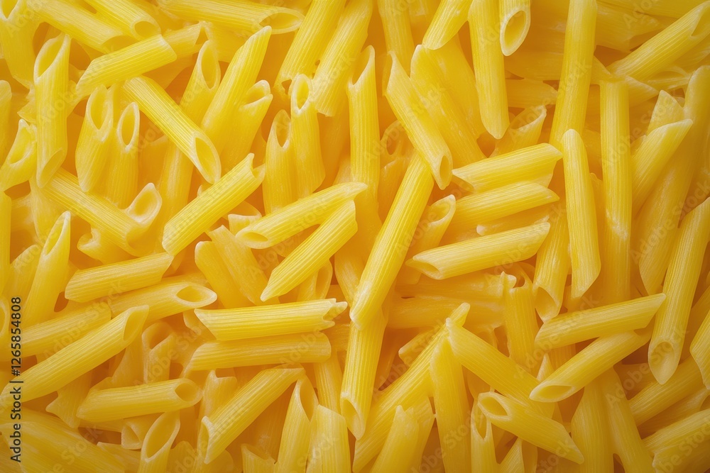 Uncooked penne pasta close-up. Uncooked penne pasta close-up.