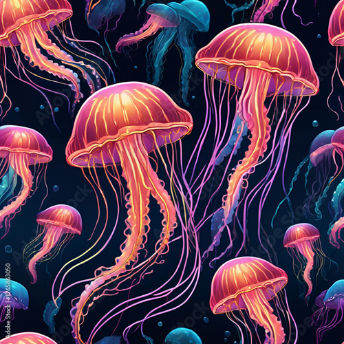 jellyfish in the sea