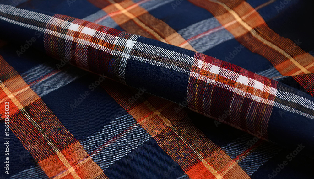 classic plaid fabric a classic and timeless navy plaid fabric with subtle hints of red and orange woven throughout the delicate pattern creates a sophisticated yet casual feel classic plaid fabric a classic and timeless navy plaid fabric with subtle hints of red and orange woven throughout the delicate pattern creates a sophisticated yet casual feel