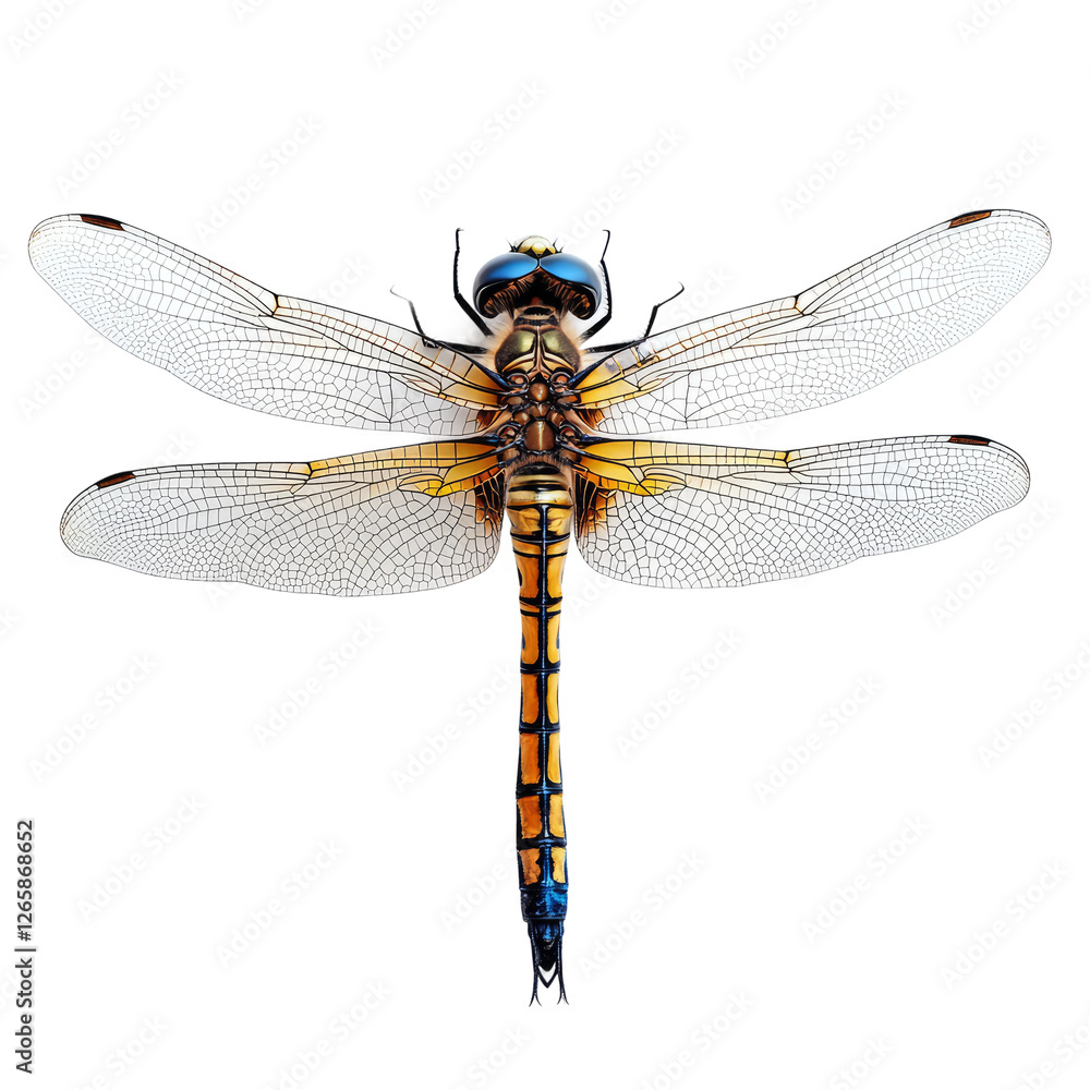 dragonfly on white background dragonfly on white background
