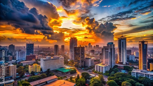 Kinshasa Sunrise Timelapse: Surreal Skyscrapers & Fast-Moving Clouds