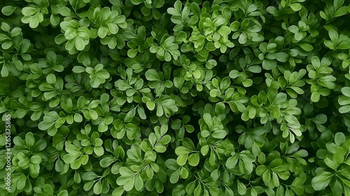 Wallpaper Mural Lush Green Leaves Close Up Nature Background Torontodigital.ca