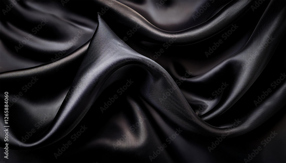 luxurious black silk drape rich dramatic folds of black silk fabric create a luxurious and elegant texture the deep dark tones and smooth curves evoke a sense of sophistication and mystery luxurious black silk drape rich dramatic folds of black silk fabric create a luxurious and elegant texture the deep dark tones and smooth curves evoke a sense of sophistication and mystery