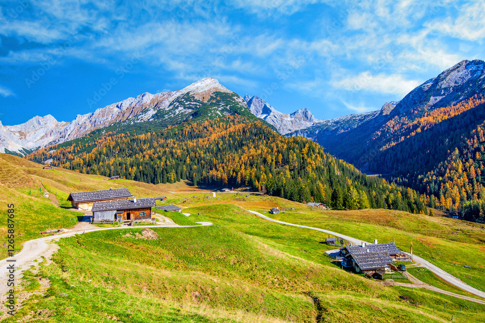 Fototapeta premium Weißbach bei Lofer