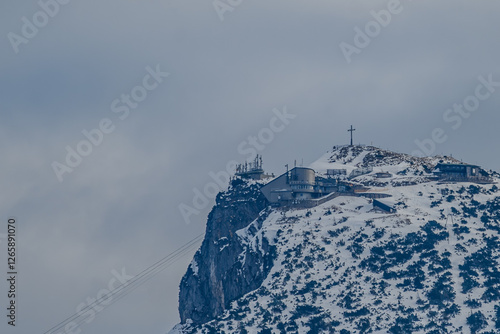 Die Alpen im Rupertiwinkel bei Ainring, Oberbayern photo