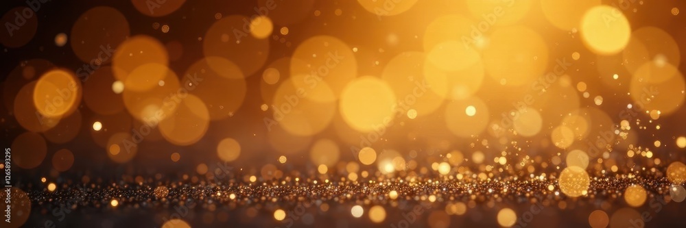 Luxurious gold glitter bokeh, abstract sparkling backdrop , backdrop, luxury, glamour