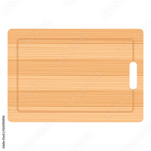 Clean bamboo wood chopping board