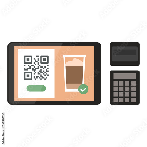 Coffee vending machine display and control panel