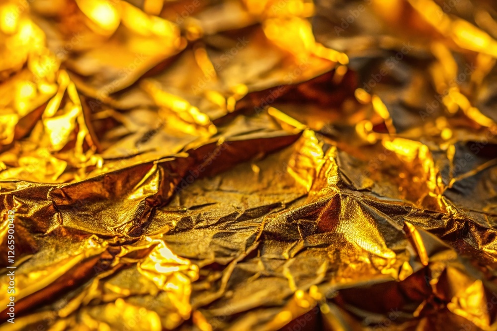 Luxurious Golden Foil Texture with Scratches: Abstract Background Luxurious Golden Foil Texture with Scratches: Abstract Background