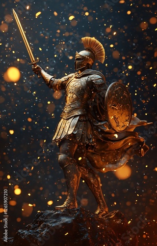 Ultra-Detailed, Hyper-Realistic Victory Icon