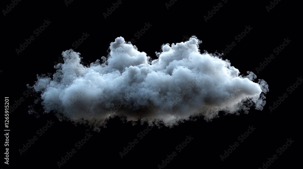 Voluminous cloud with high-detail vapor effect Voluminous cloud with high-detail vapor effect