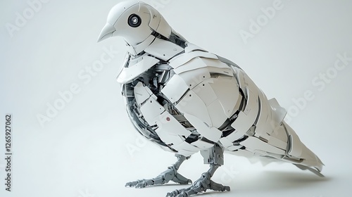 A robotic pigeon,