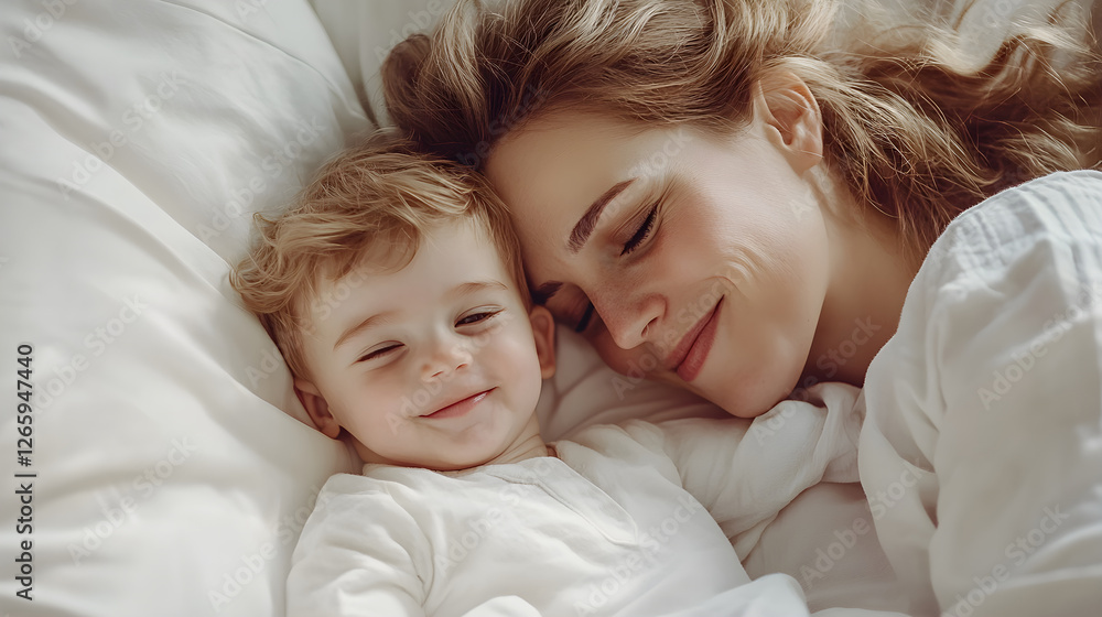 Joyful Laughter: A Heartwarming Moment Between Mother and Child Joyful Laughter: A Heartwarming Moment Between Mother and Child