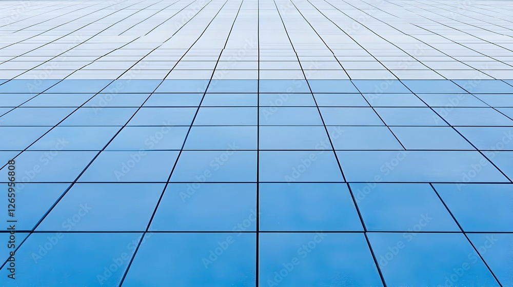 Abstract Blue and White Grid Pattern Texture Abstract Blue and White Grid Pattern Texture