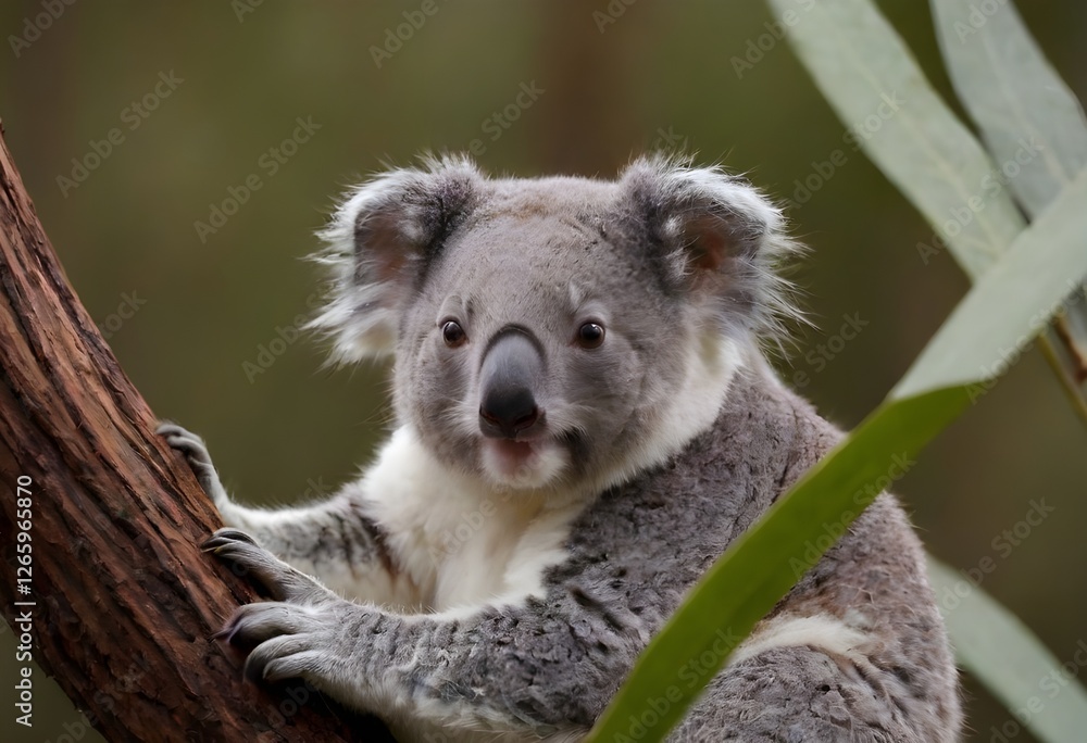 Fototapeta premium Adorable Koala in Its Natural Habitat