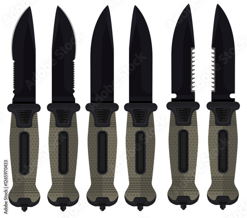 Modern Combat and Hunting Brazilian Knifes