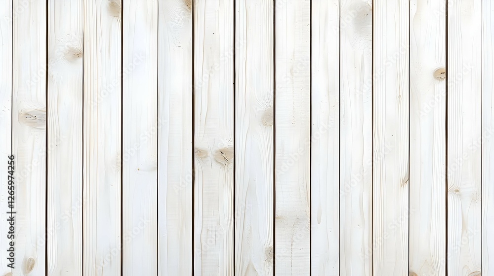 Obraz premium Whitewashed Wooden Planks Background Texture