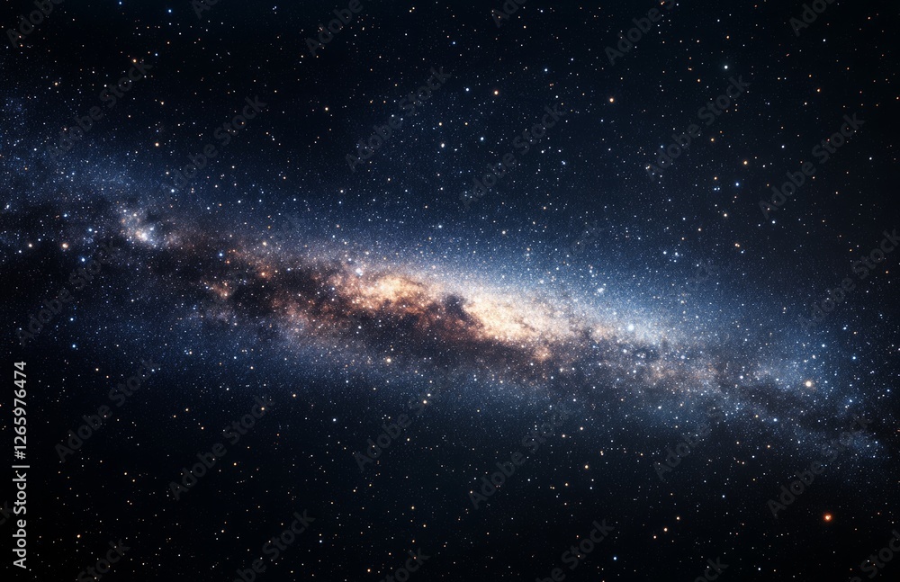 Obraz premium Deep space, galaxy, starry sky. Cosmos background.