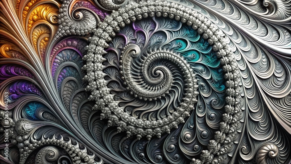 Monochrome Vortex: Intricate Design, Artistic Harmony Stock Photo Monochrome Vortex: Intricate Design, Artistic Harmony Stock Photo